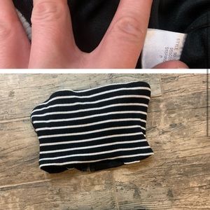 Naked wardrobe skirt crop top